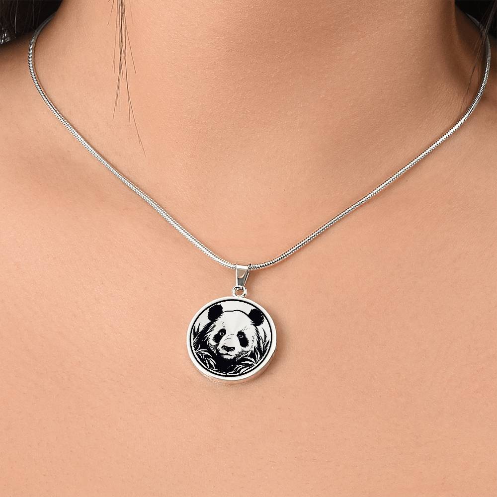 Personalized Panda Necklace