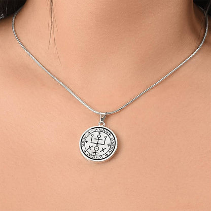 Personalized Archangel Raphael Sigil Necklace