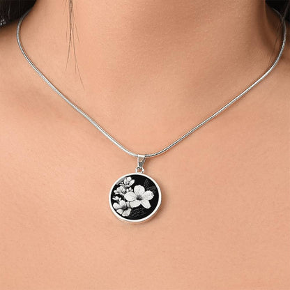 Personalized Dogwood Necklace
