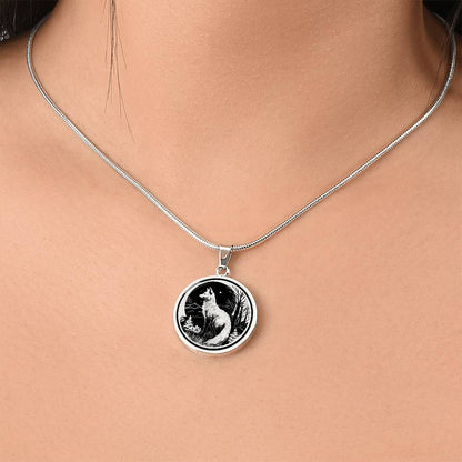 Personalized Fox Necklace