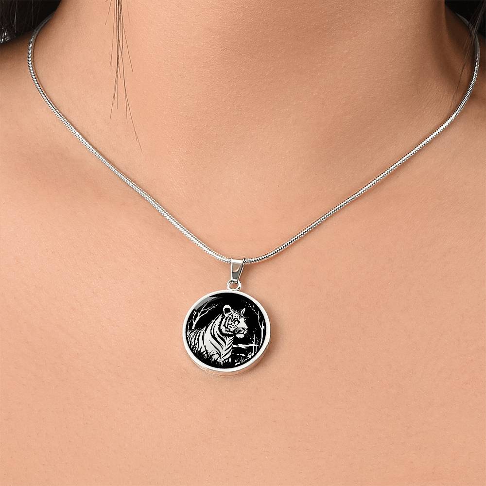 Personalized Tiger Necklace