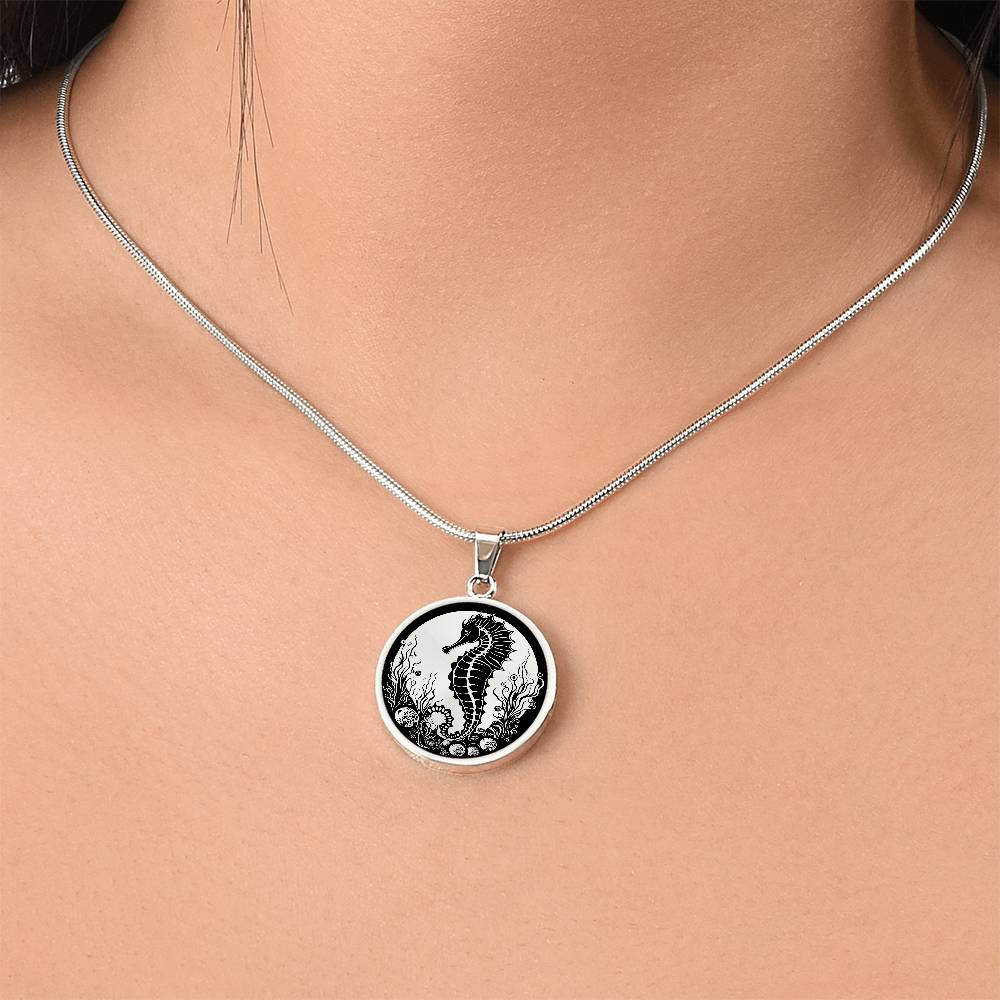 Personalized Seahorse Necklace