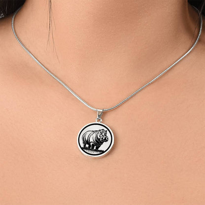 Hippo Necklace