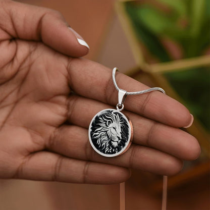 Personalized Lion Necklace