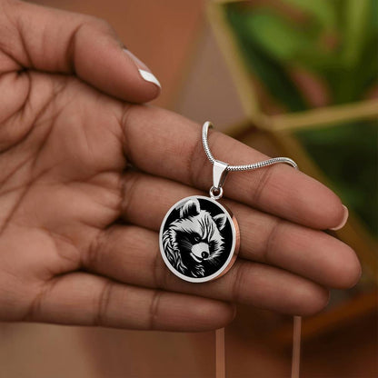 Personalized Red Panda Necklace