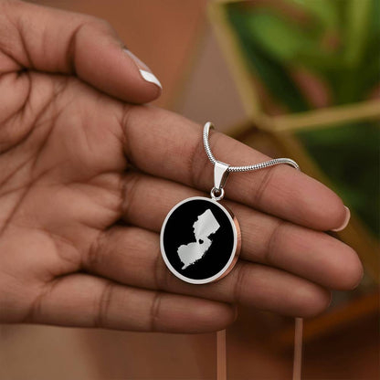 New Jersey Necklace - New Jersey Gift