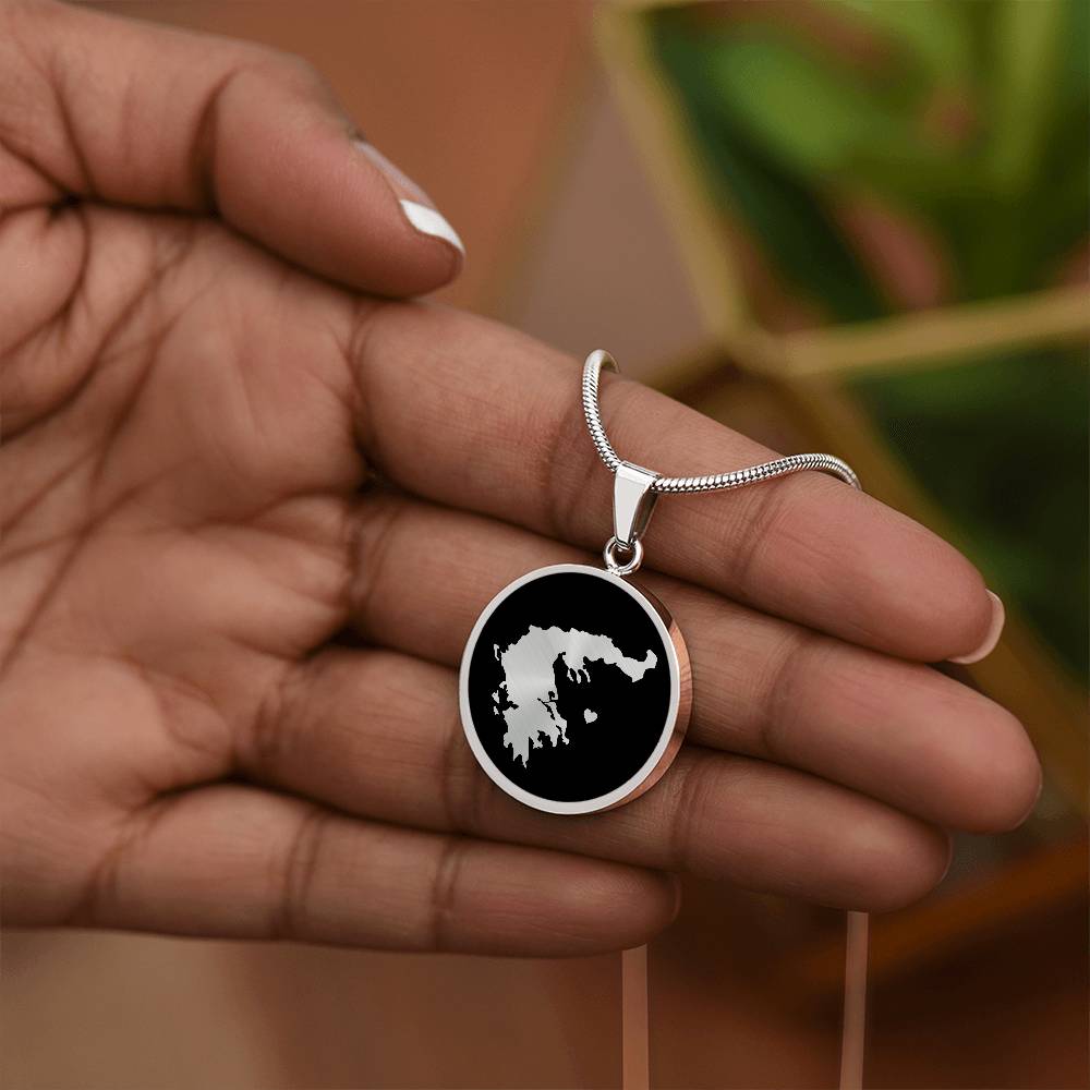 Greece Necklace - Greece Gift