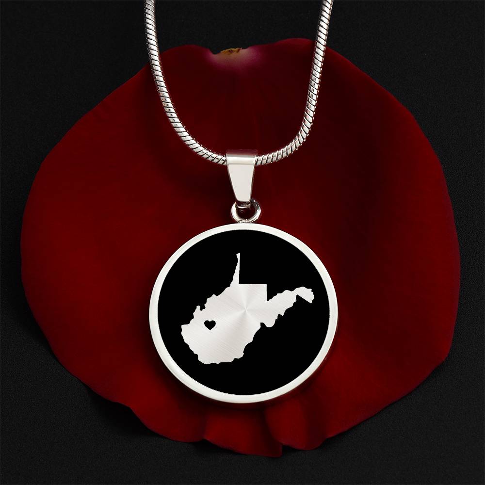 West Virginia Necklace - West Virginia Gift