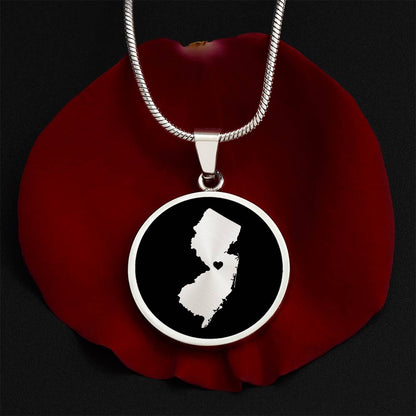New Jersey Necklace - New Jersey Gift