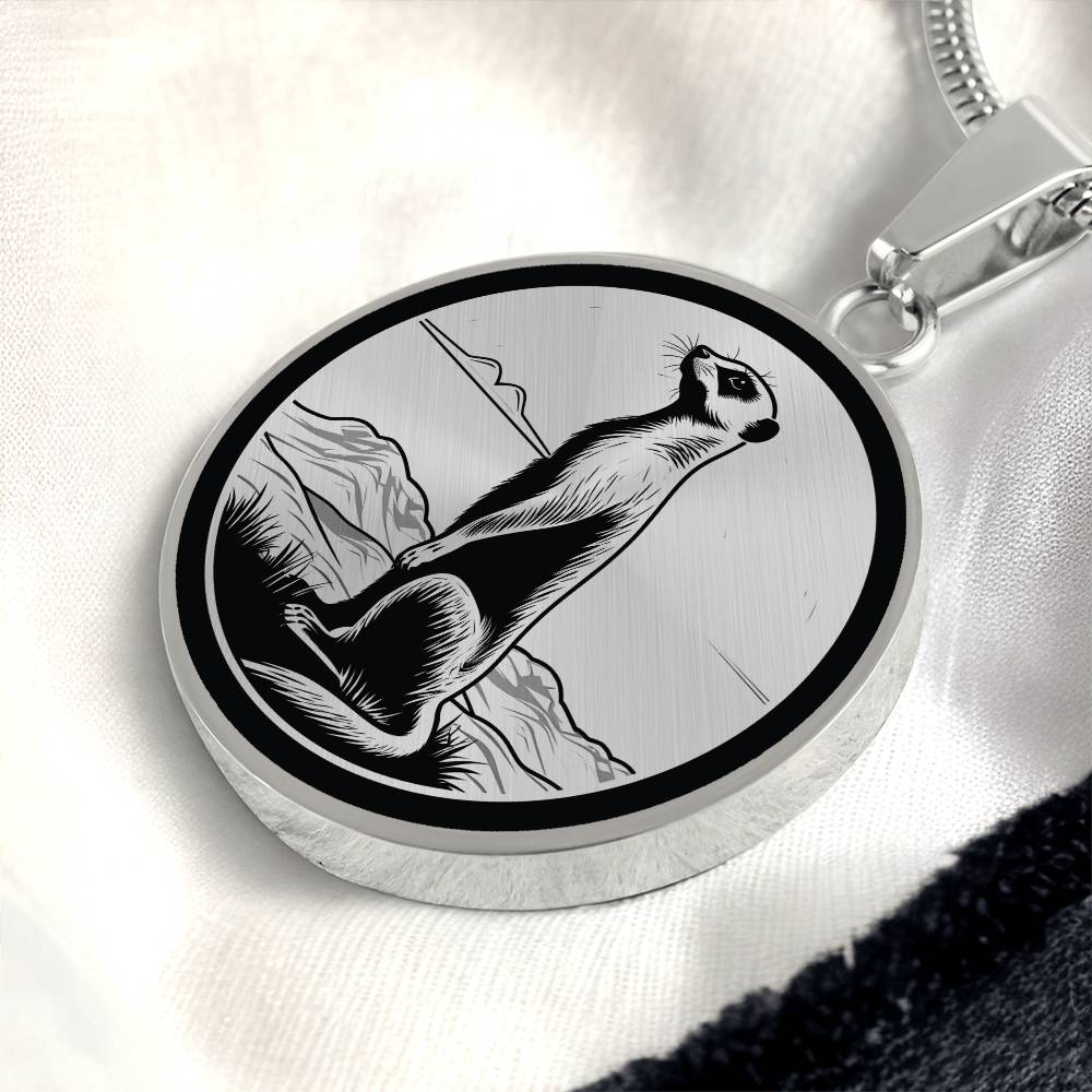 Personalized Meerkat Necklace