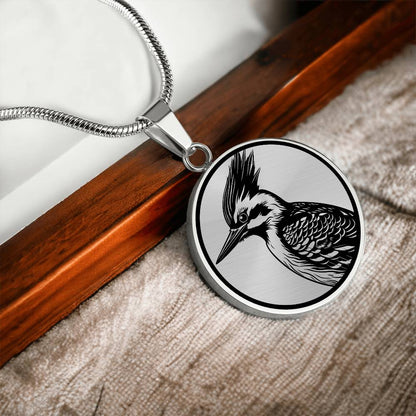 Personalized Woodpecker Necklace