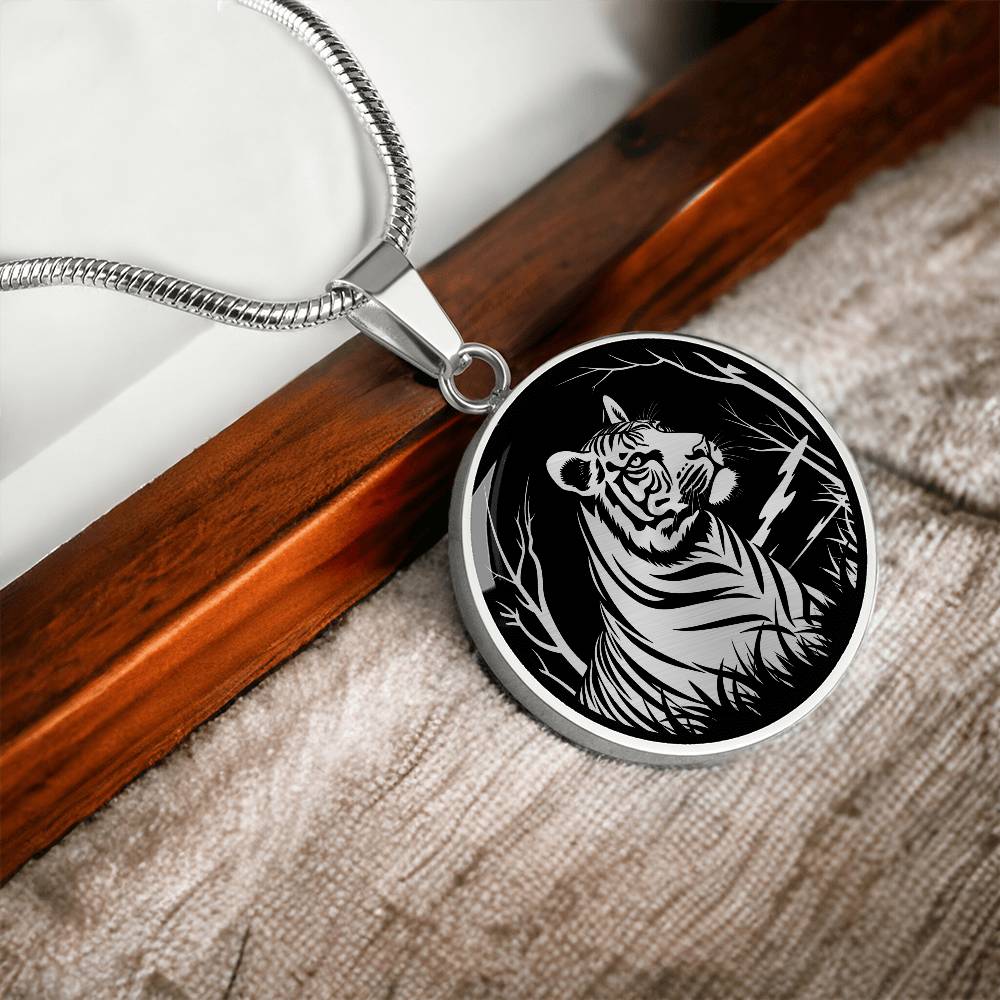 Personalized Tiger Necklace