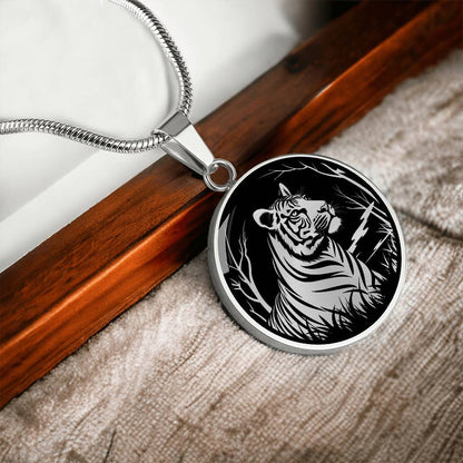 Personalized Tiger Necklace