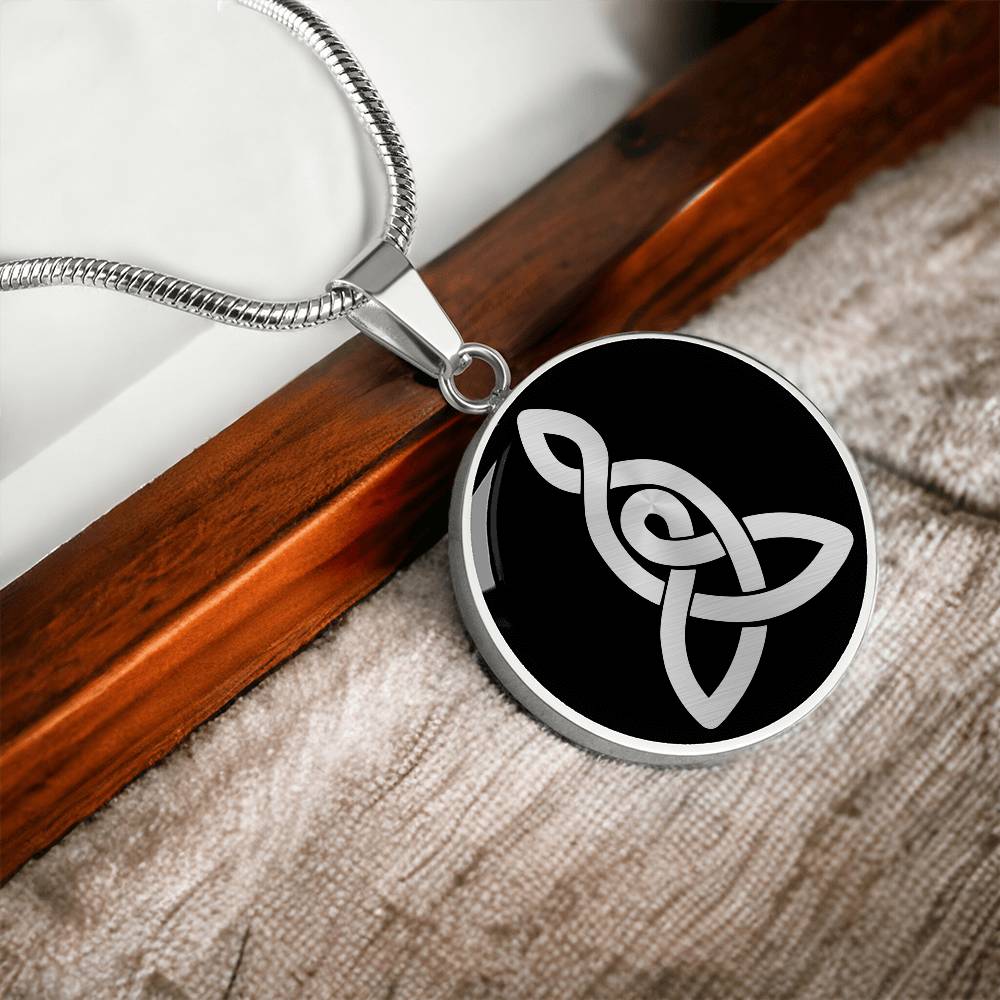 Mother Child Celtic Knot Necklace