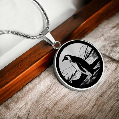 Personalized Penguin Necklace