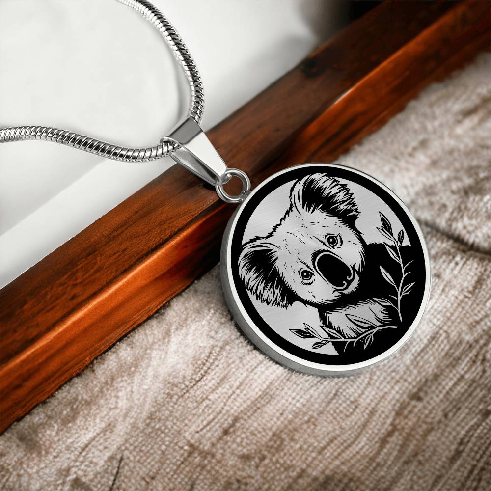 Personalized Koala Necklace