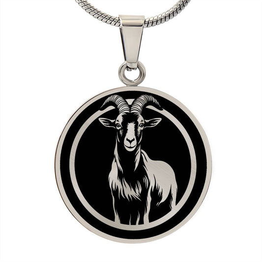 Personalized Goat Necklace