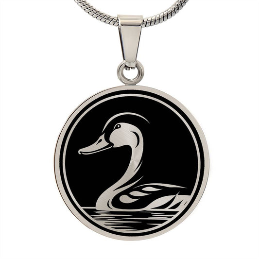 Personalized Duck Necklace