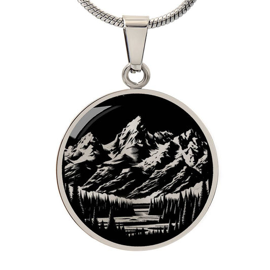 Personalized Grand Teton National Park Necklace