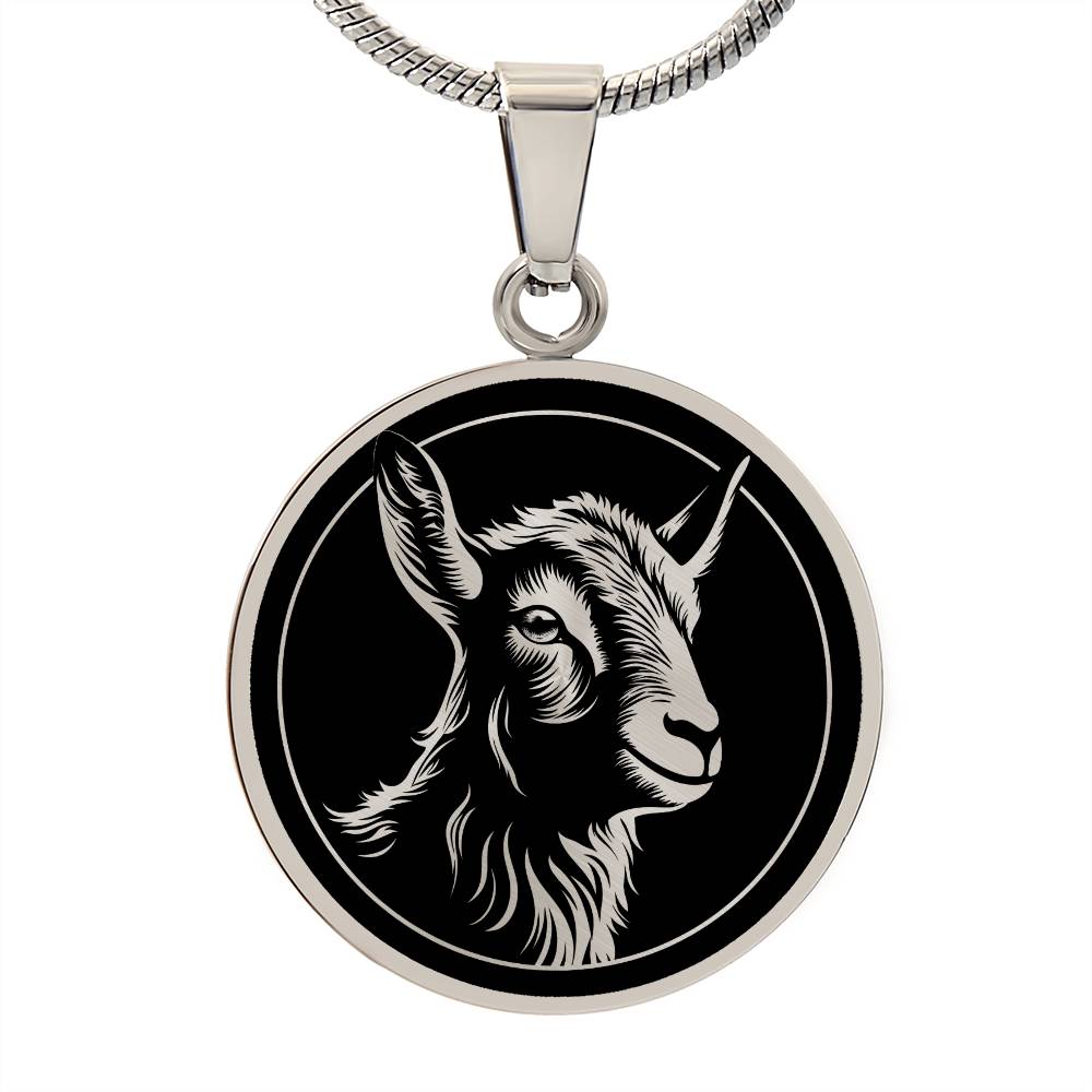 Personalized Baby Goat Kid Necklace