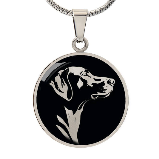 Personalized Vizsla Necklace