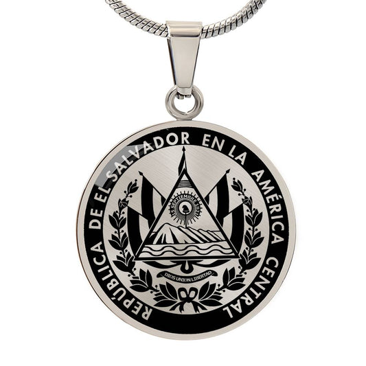 El Salvador Emblem Necklace