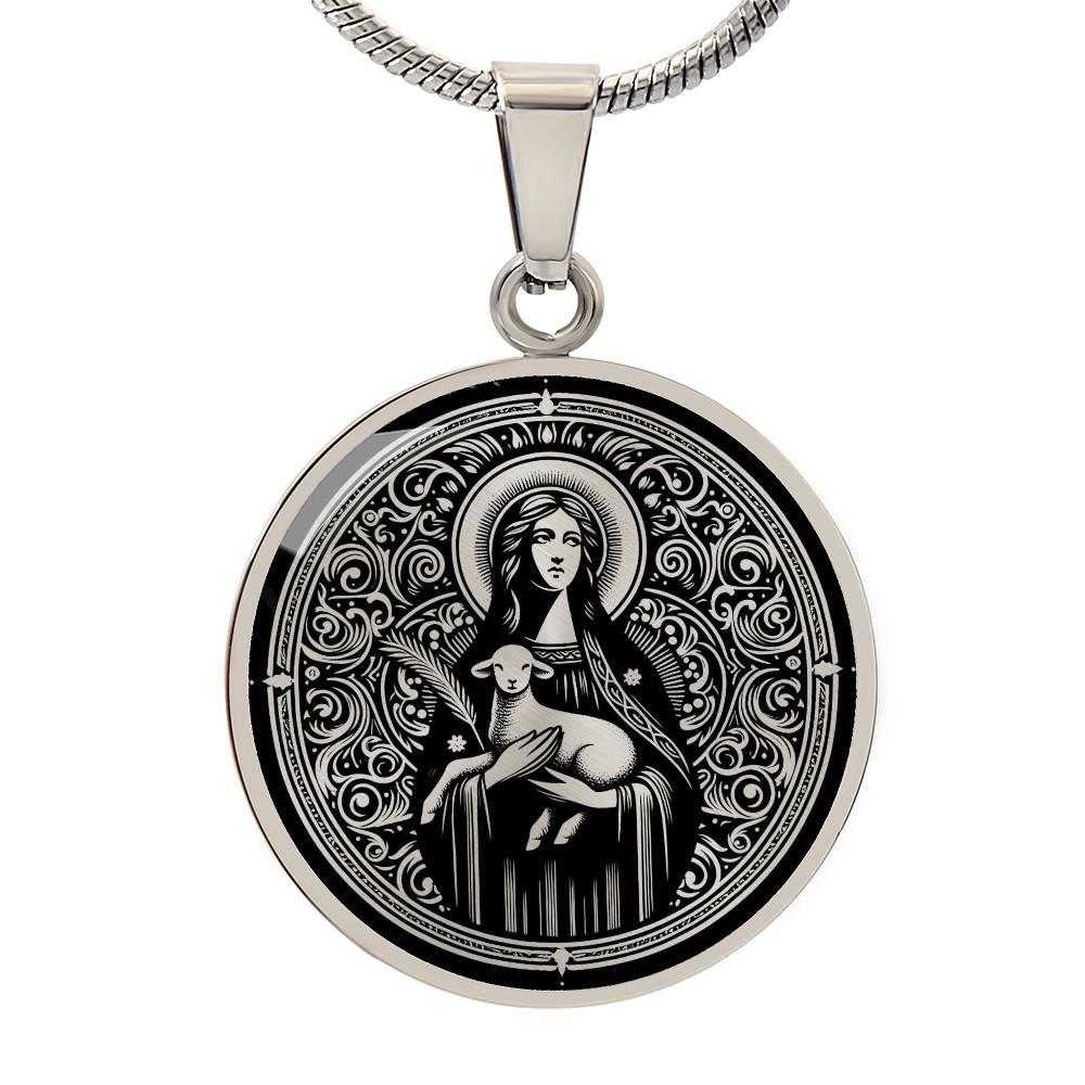 Saint Agnes of Rome Medal