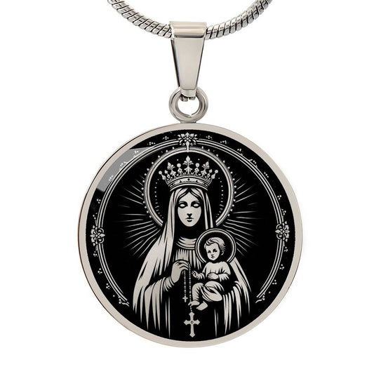 Our Lady of Rosary Medal