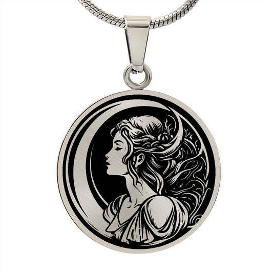 Selene Moon Goddess Necklace
