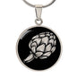 Personalized Artichoke Necklace