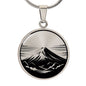 Personalized Mount Fuji Necklace