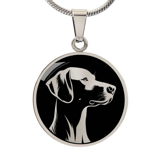 Personalized Weimaraner Necklace