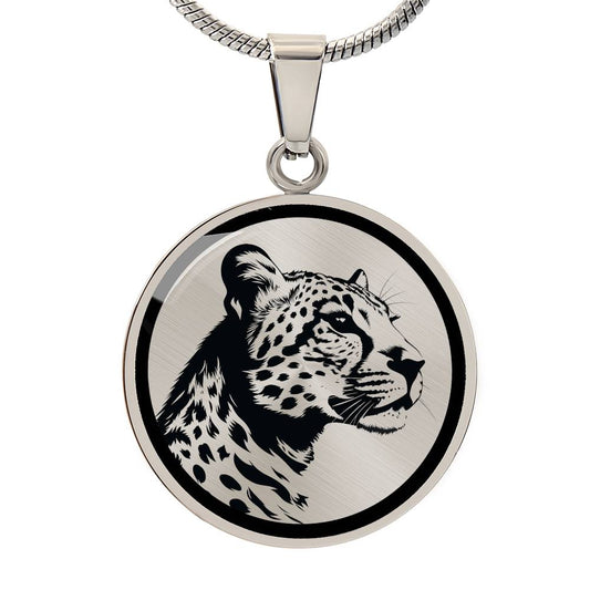 Personalized Cheetah Necklace