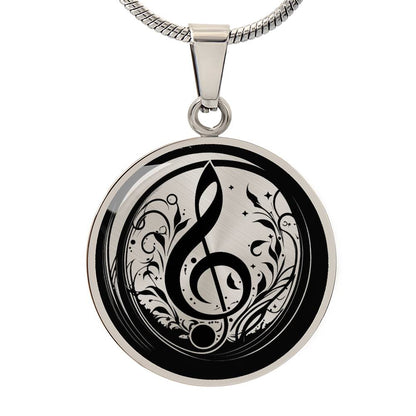 Persoanlized Music Note Necklace