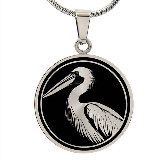 Personalized Pelican Necklace