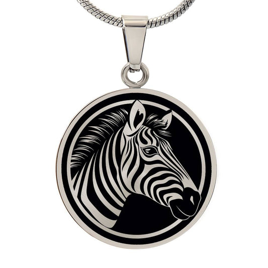 Zebra Necklace