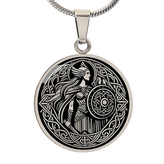 Personalized Shieldmaiden Necklace