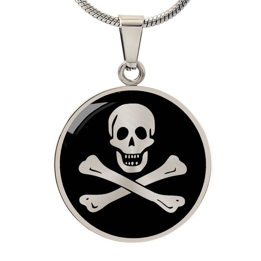 Jolly Roger Necklace - Edward England Pirate Flag