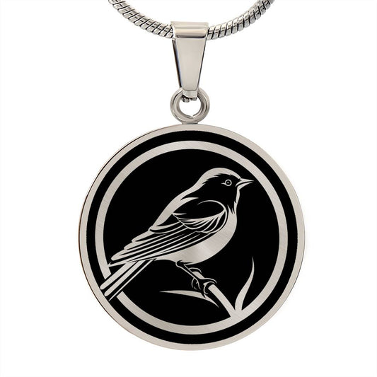 Personalized Sparrow Necklace