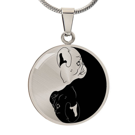 Yin Yang Pug Necklace