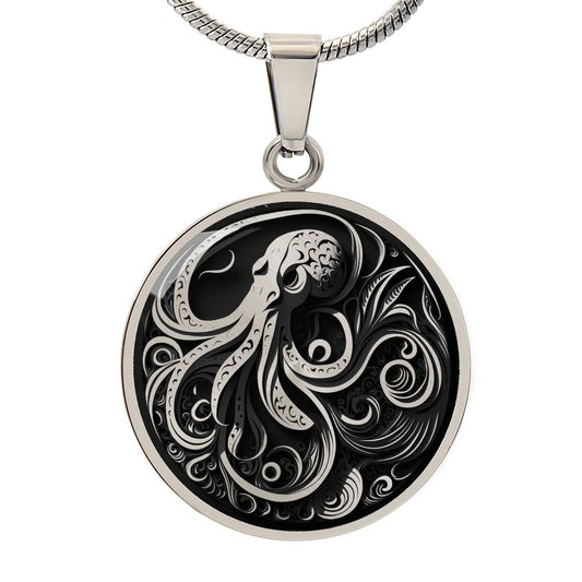 Personalized Octopus Necklace