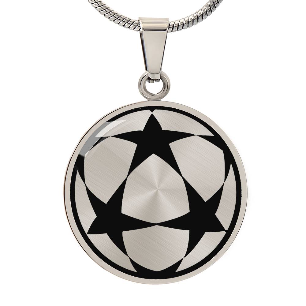 Personalized Soccer Ball Necklace