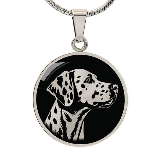 Personalized Dalmatian Necklace