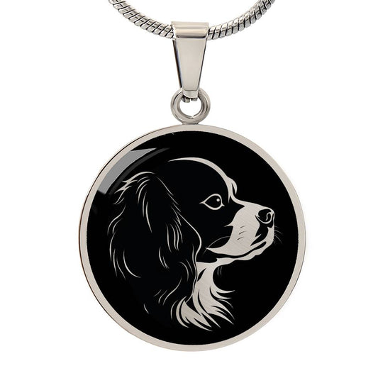 Personalized Cavalier king Charles Necklace