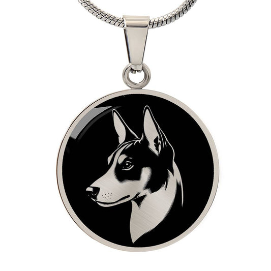 Personalized Basenji Necklace