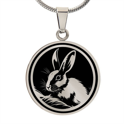 Personalized Bunny Necklace