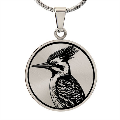 Personalized Woodpecker Necklace