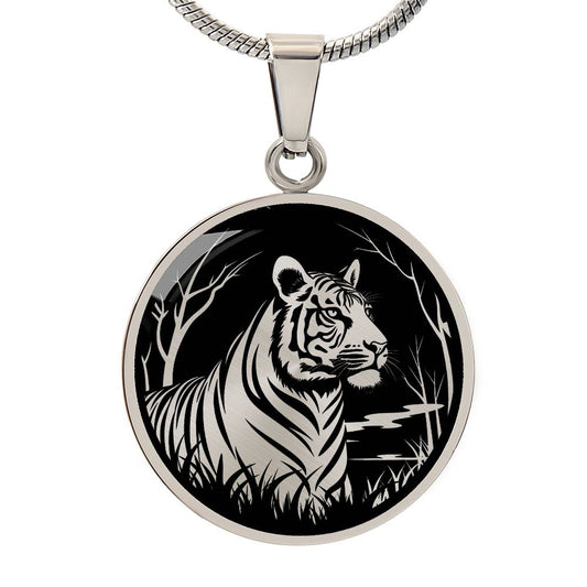 Personalized Tiger Necklace