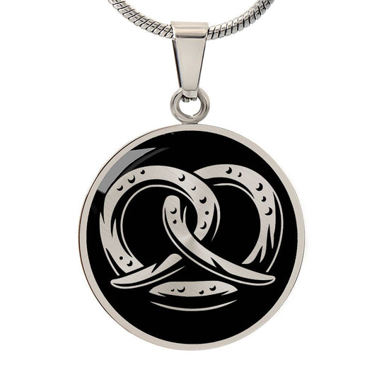 Personalized Pretzel Necklace