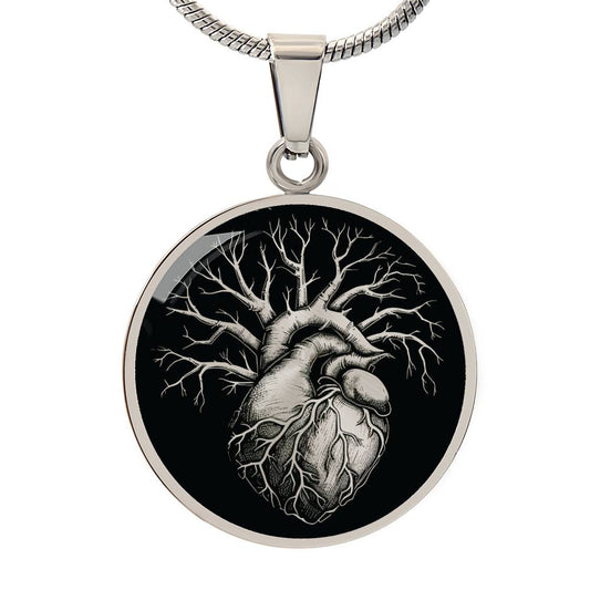 Personalized Anatomical Heart Necklace